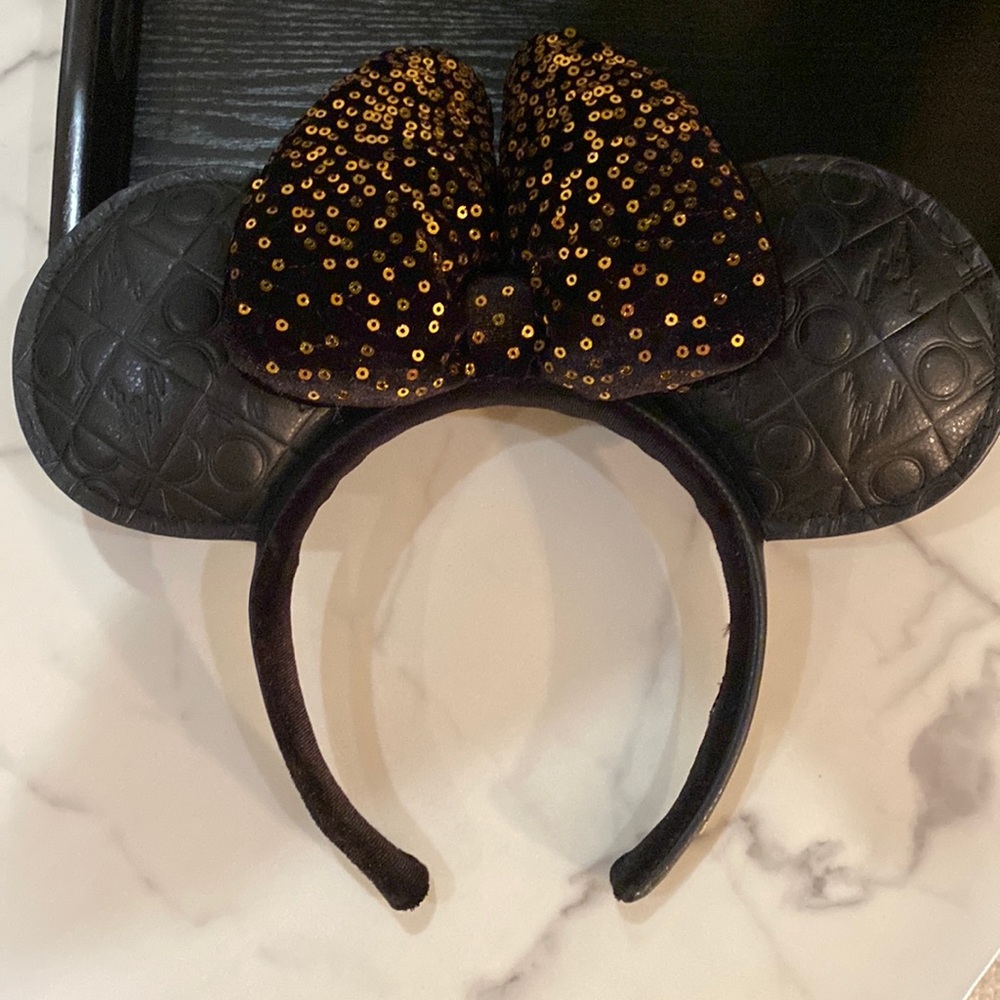 Disney 50th Anniversary Leather Luxe Ear Headband